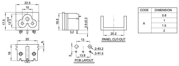 ACԴDB-6-4P5P3